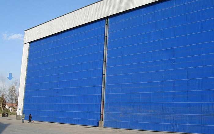 LanZhou Fabric mega hangar door